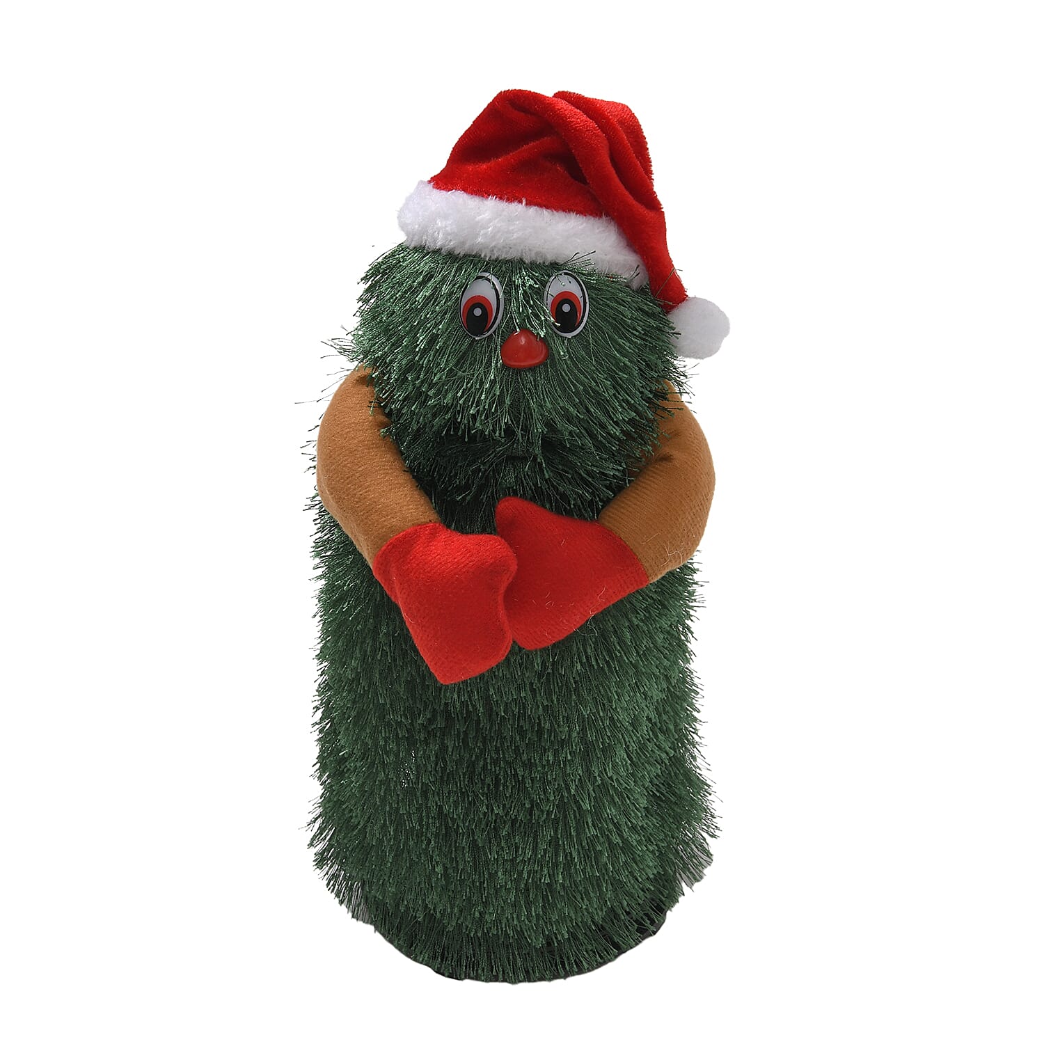 Stuffed Dancing Christmas Tree (3xAAA Battery not inc.) - Green & Red