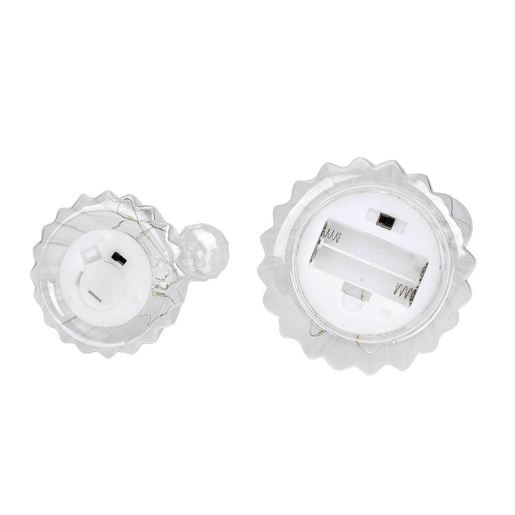Set of 2 Lighted Glass Angels Christmas Ornament