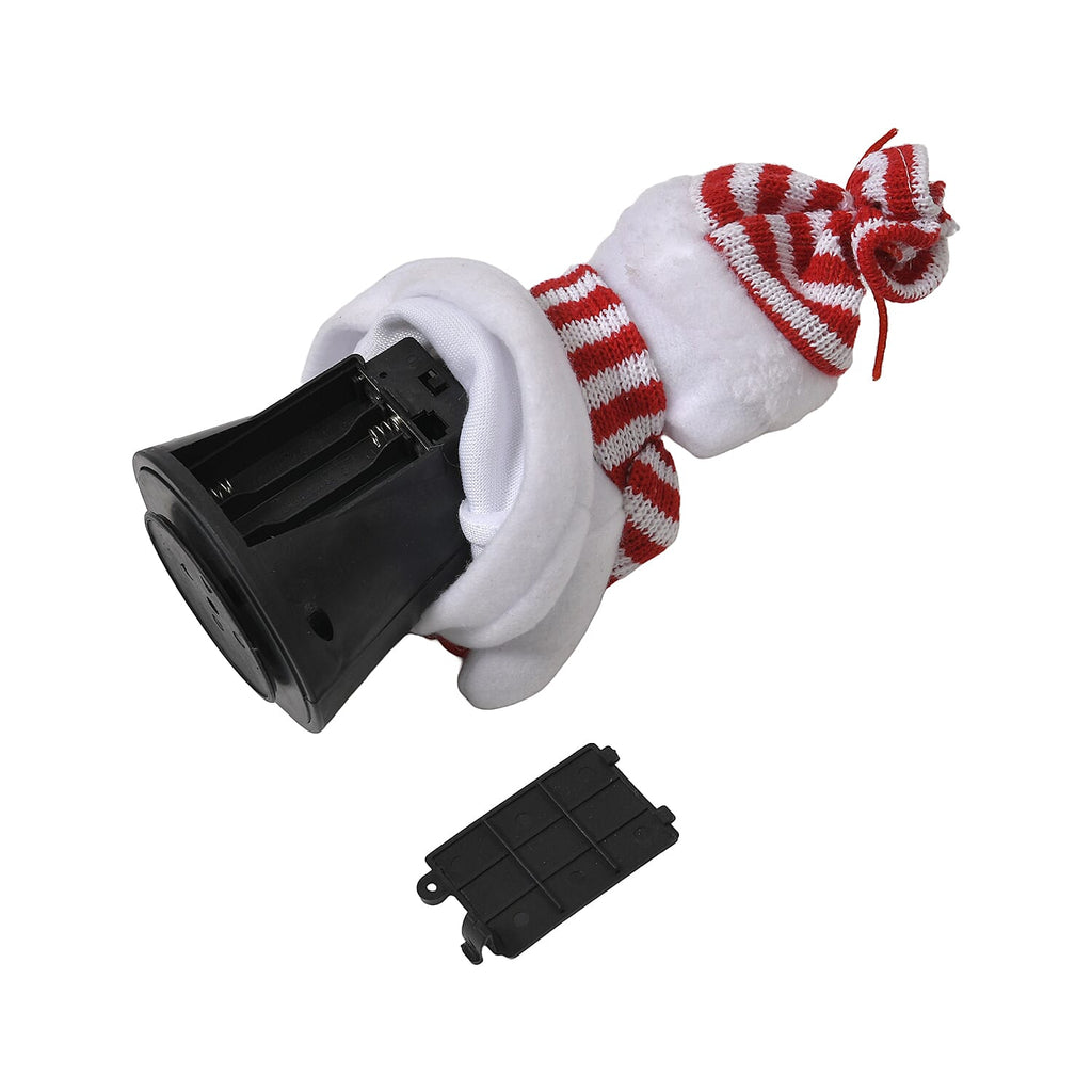 Stuffed Dancing Snow Man (3xAAA Battery not inc.) - White