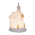 Light up Church Decoration - White