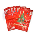Set of 30  Aluminum Foil Christmas Gift Bags - Multi Color