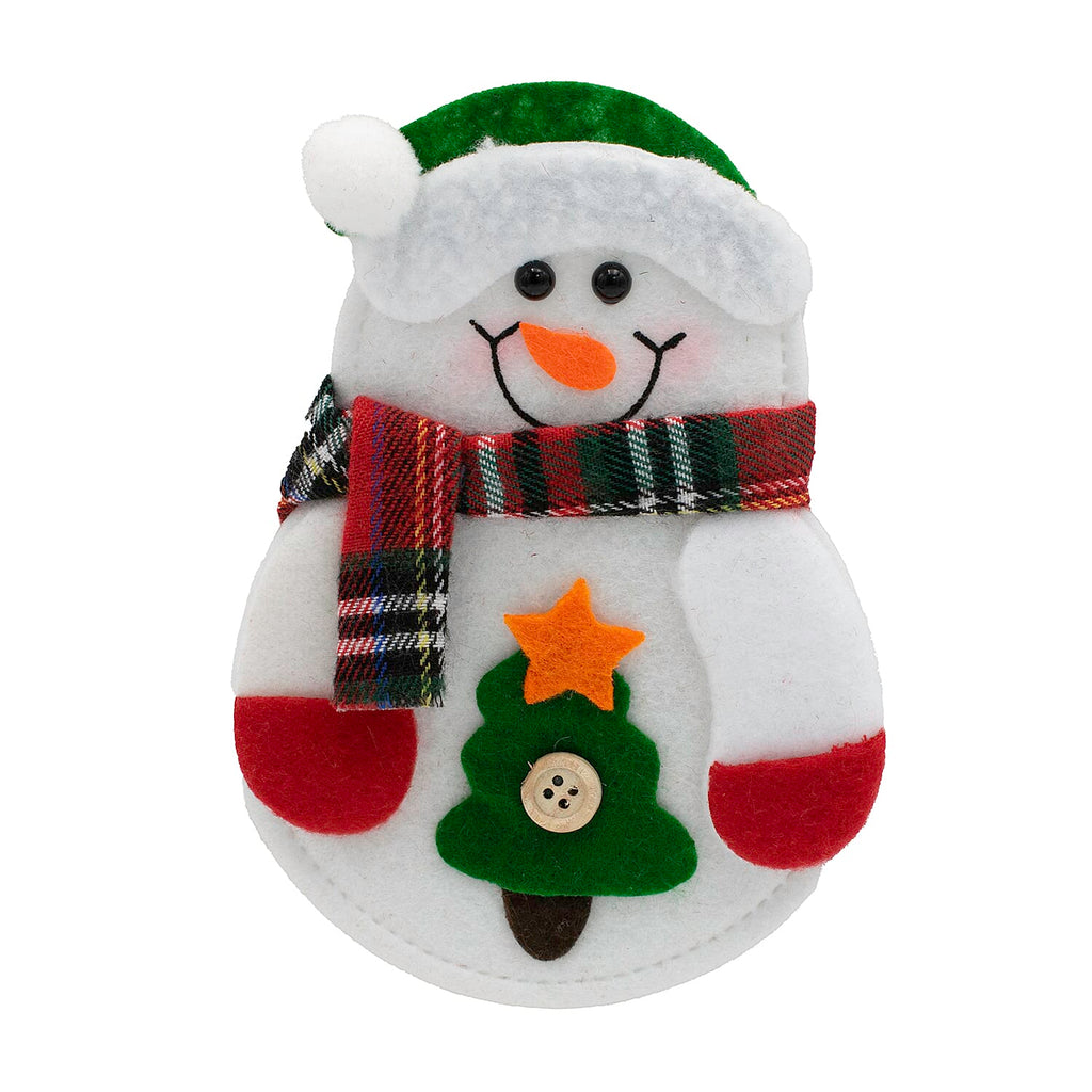Pack of 4 Christmas Cutlery Cover (Size 13x10 cm) - Multi