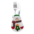 Pack of 4 Christmas Cutlery Cover (Size 13x10 cm) - Multi