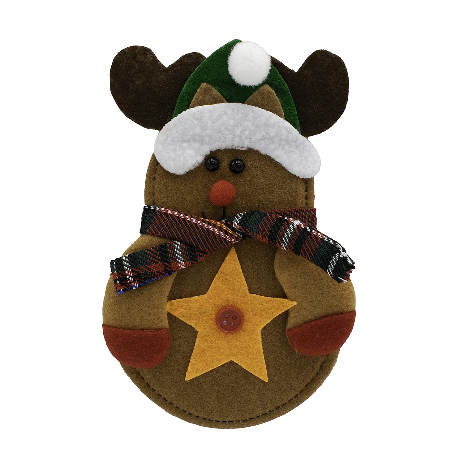 Pack of 4 Christmas Cutlery Cover (Size 13x10 cm) - Multi