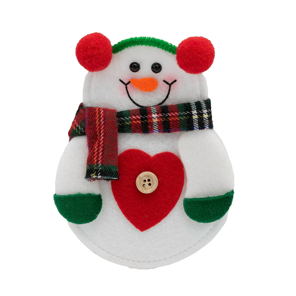 Pack of 4 Christmas Cutlery Cover (Size 13x10 cm) - Multi