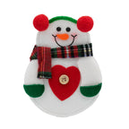 Pack of 4 Christmas Cutlery Cover (Size 13x10 cm) - Multi