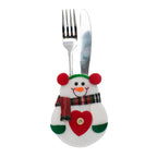 Pack of 4 Christmas Cutlery Cover (Size 13x10 cm) - Multi