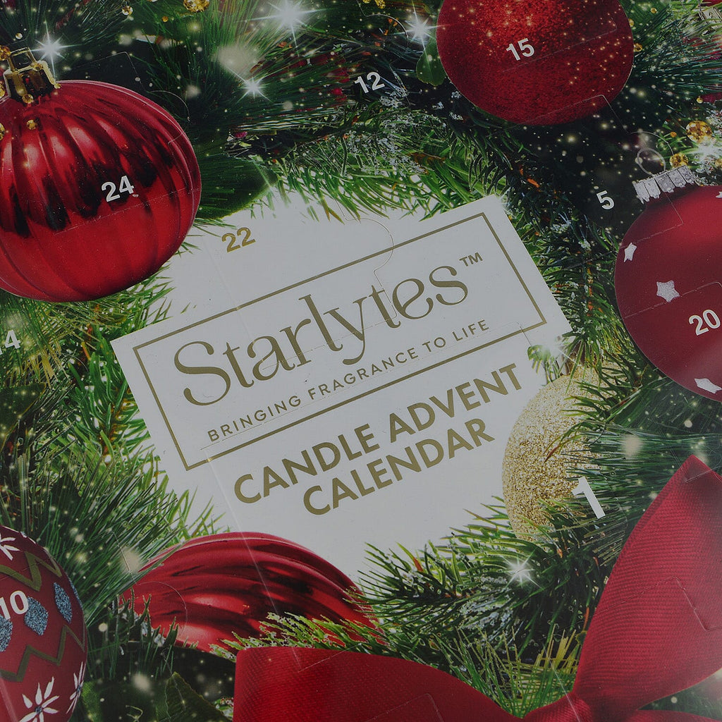 Starlytes Candle Christmas Advent Calendar - White & Green