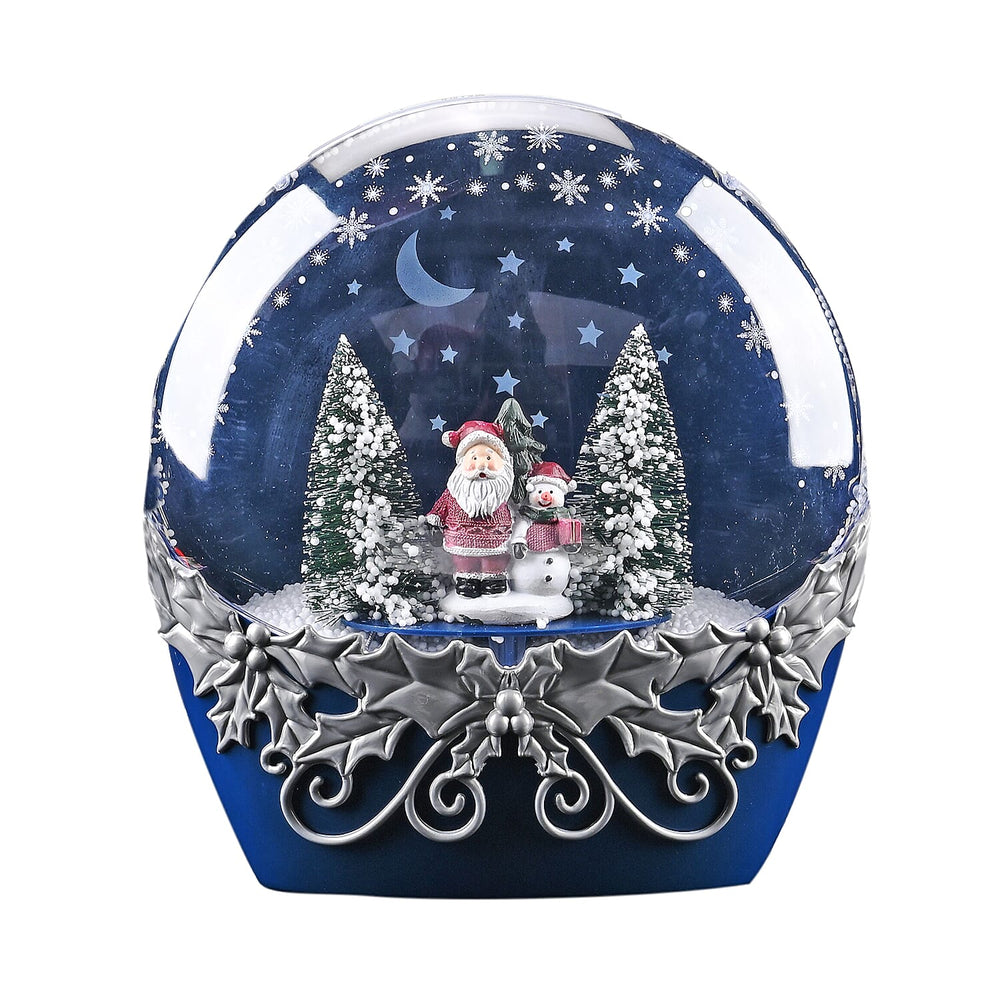 Christmas Snow Lanterns With 28 LED Light (Battery not inc.) - Navy
