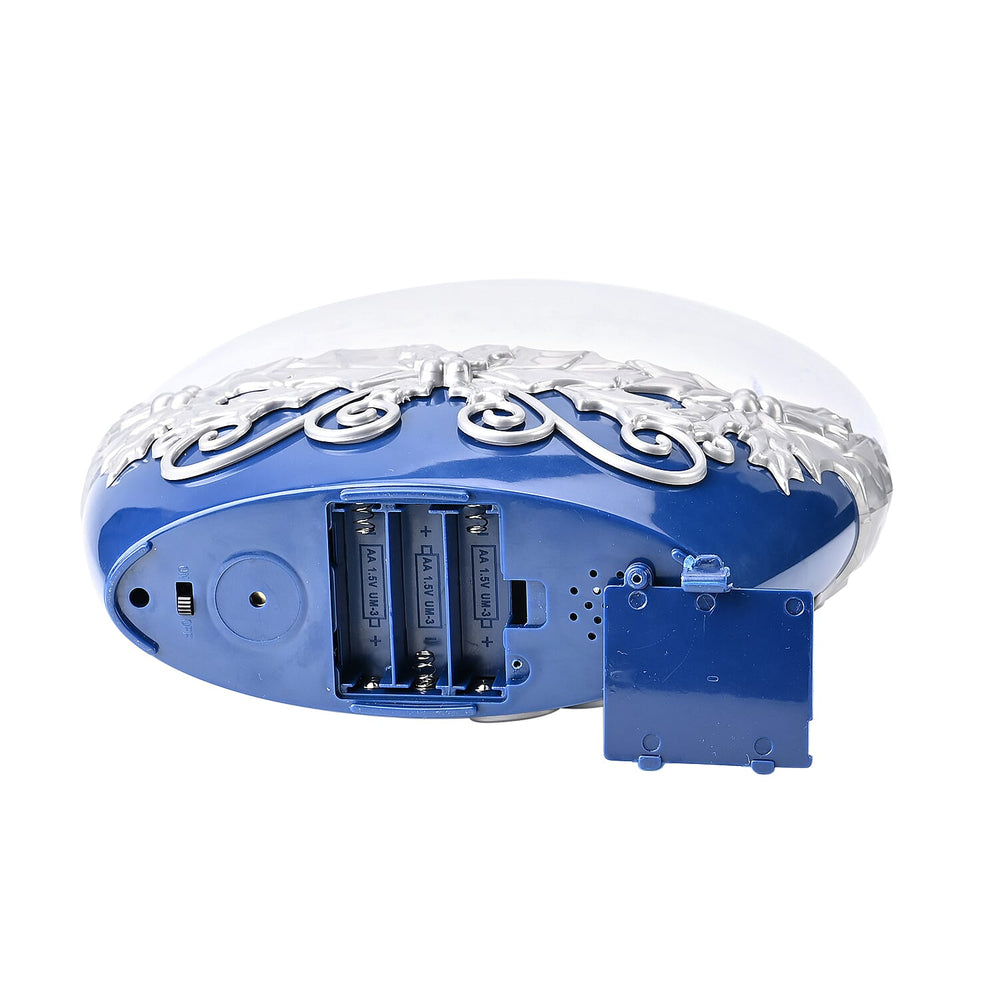 Christmas Snow Lanterns With 28 LED Light (Battery not inc.) - Navy
