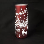 Luxa Snowies Santa Medium Table Lamp - Red