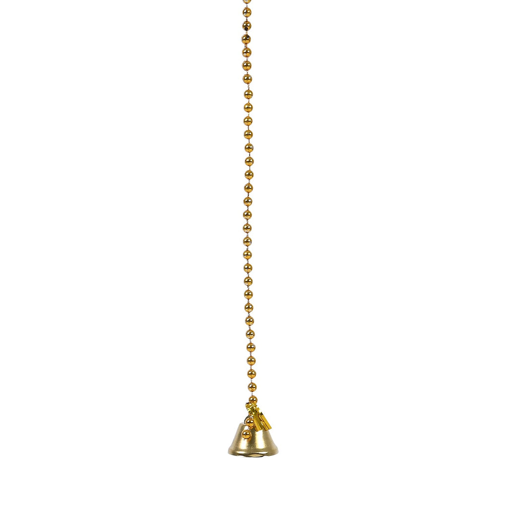 Animated Climbing Santa with Golden Pearls & Music (23 cm) Powered by 3 AA Batteries (not inc.) - Red & White