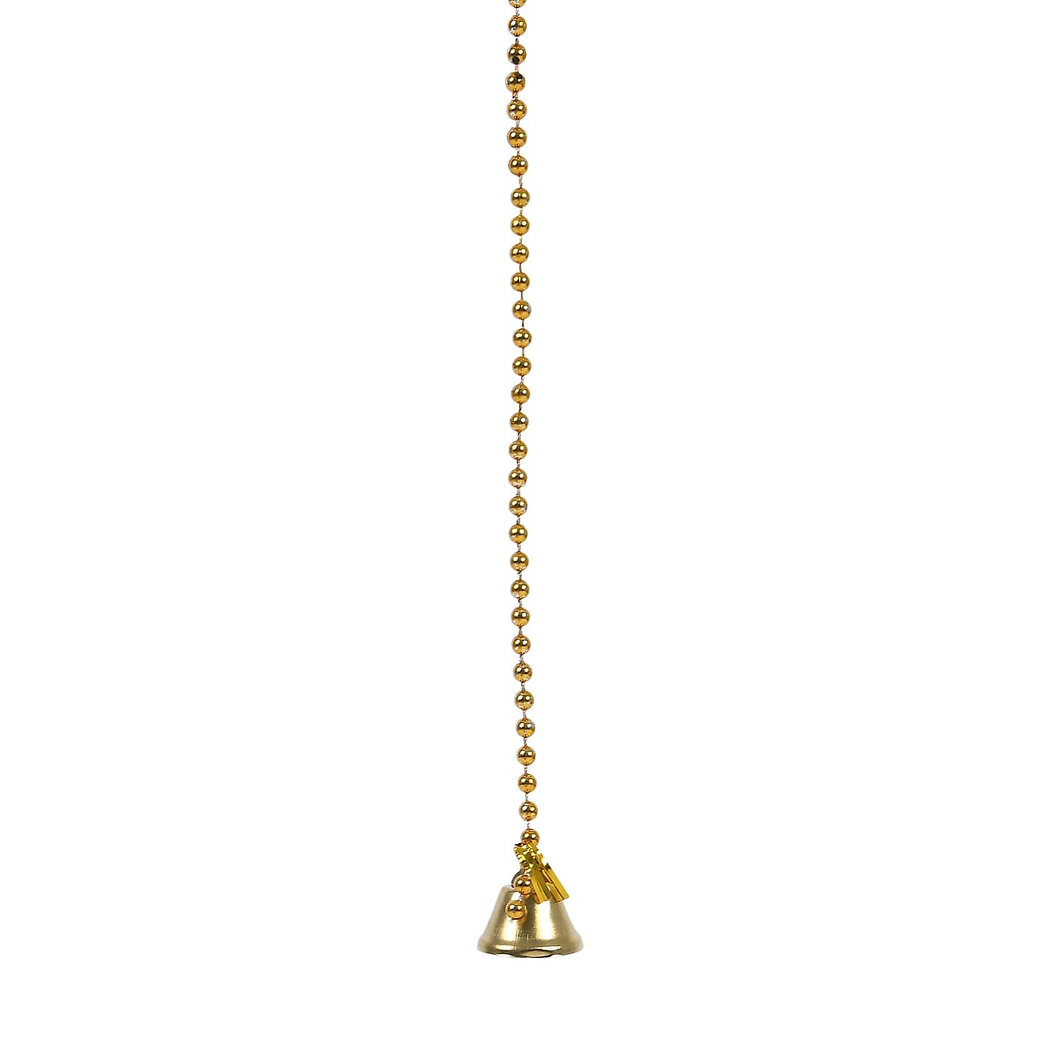 Animated Climbing Santa with Golden Pearls & Music (23 cm) Powered by 3 AA Batteries (not inc.) - Red & White