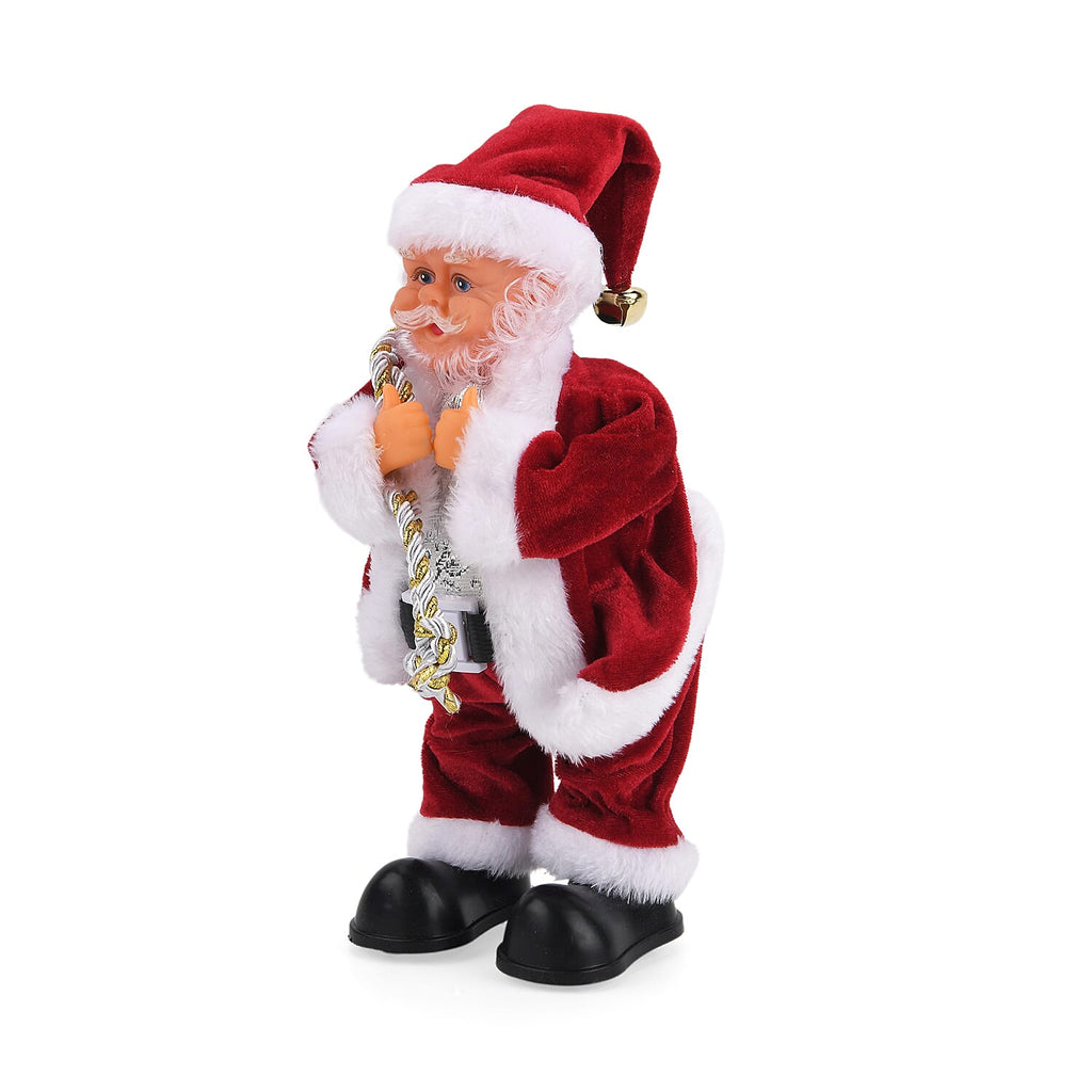 Dancing Santa with moving hips and festive music - Red & White