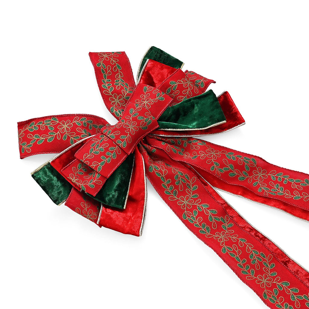 Christmas Ornament (Size - One Size) - Red Green & Gold