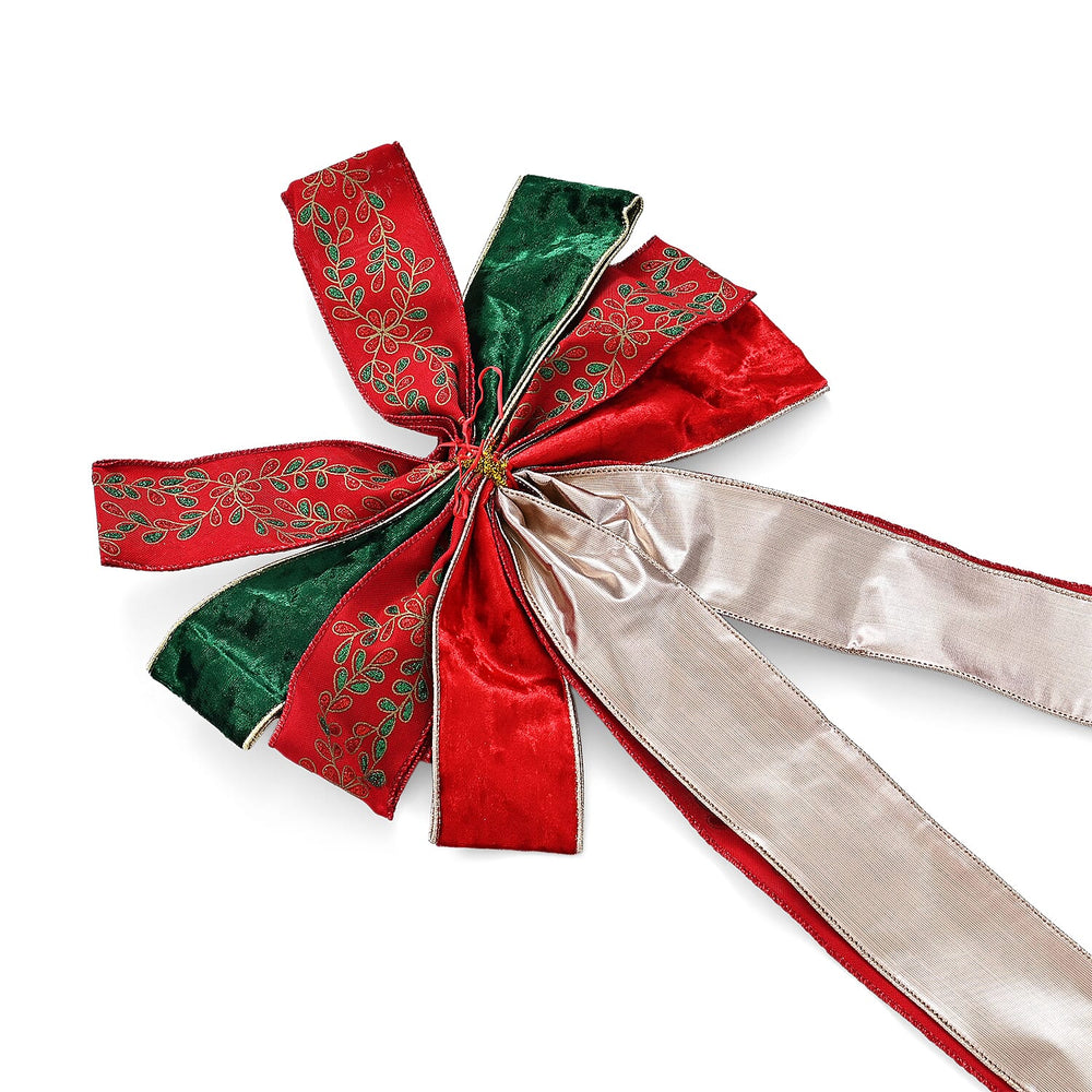 Christmas Ornament (Size - One Size) - Red Green & Gold