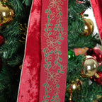Christmas Ornament (Size - One Size) - Red Green & Gold