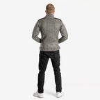Christoper Knight - Fleece Lined Zip Through Cardigan (Size L) - Fawn