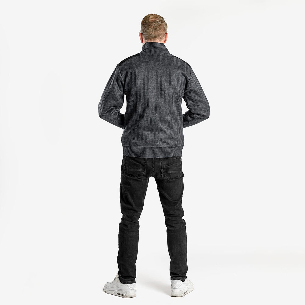 Christoper Knight - Fleece Lined Zip Through Cardigan