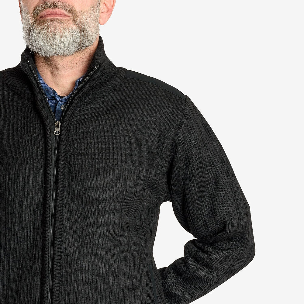 Christoper Knight - Fleece Lined Zip Through Cardigan