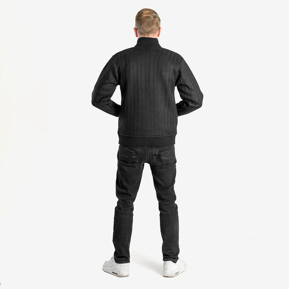 Christoper Knight - Fleece Lined Zip Through Cardigan