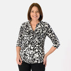 Classic  Blouse (Size - 12) - Black