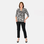 Classic  Blouse (Size - 12) - Black