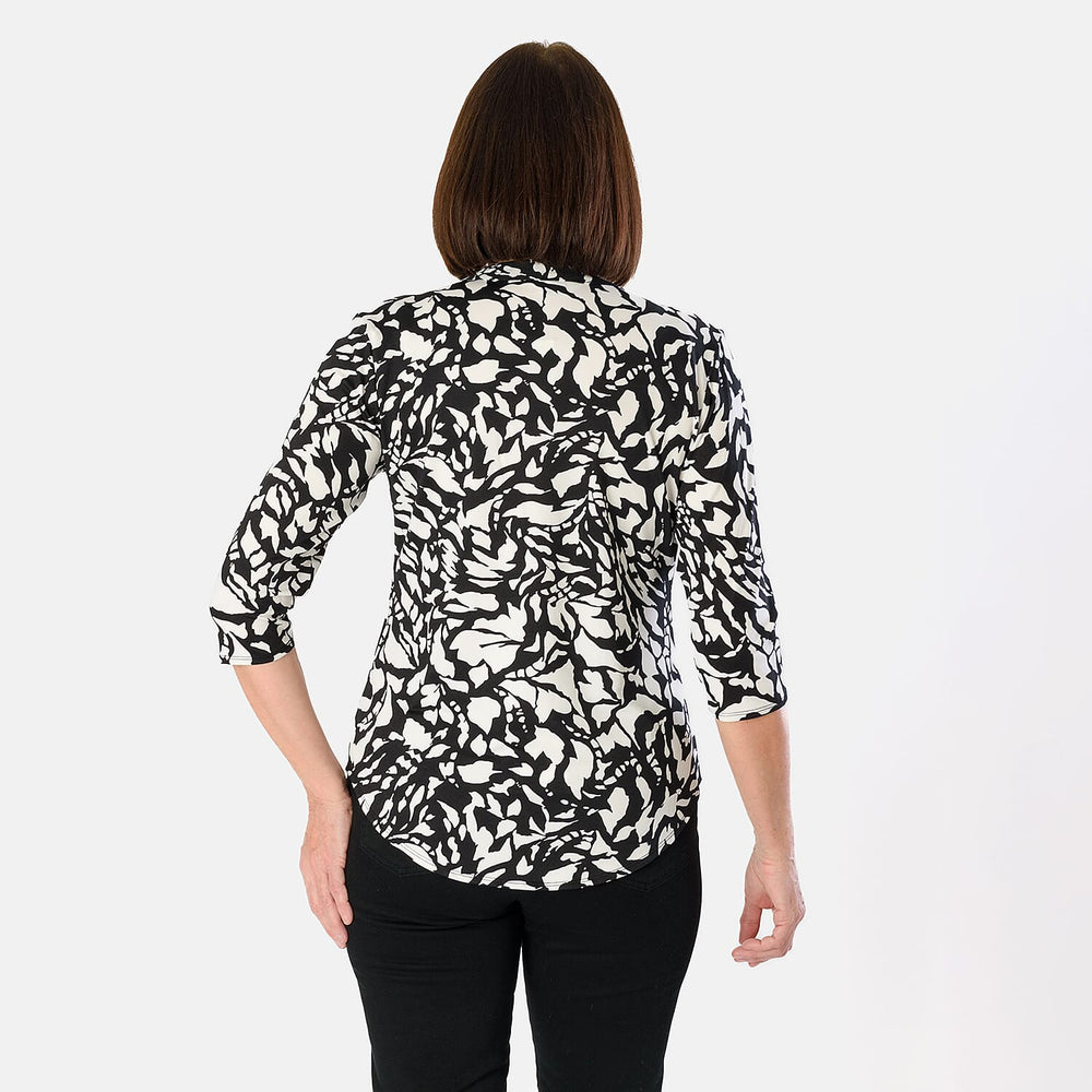 Classic  Blouse (Size - 12) - Black
