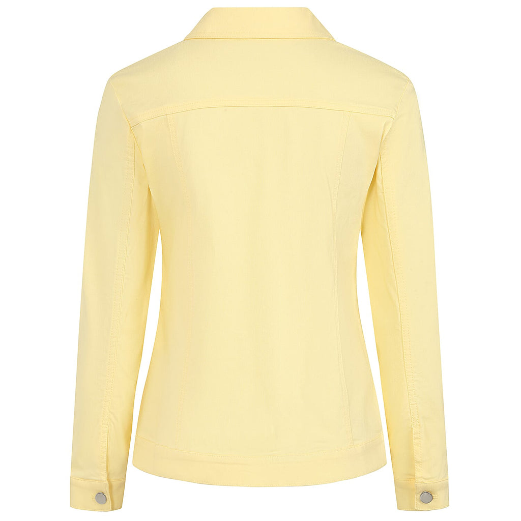 Classics Bengaline Style Stretch Jacket (Size 14) - Lemon