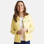 Classics Bengaline Style Stretch Jacket (Size 20) - Lemon
