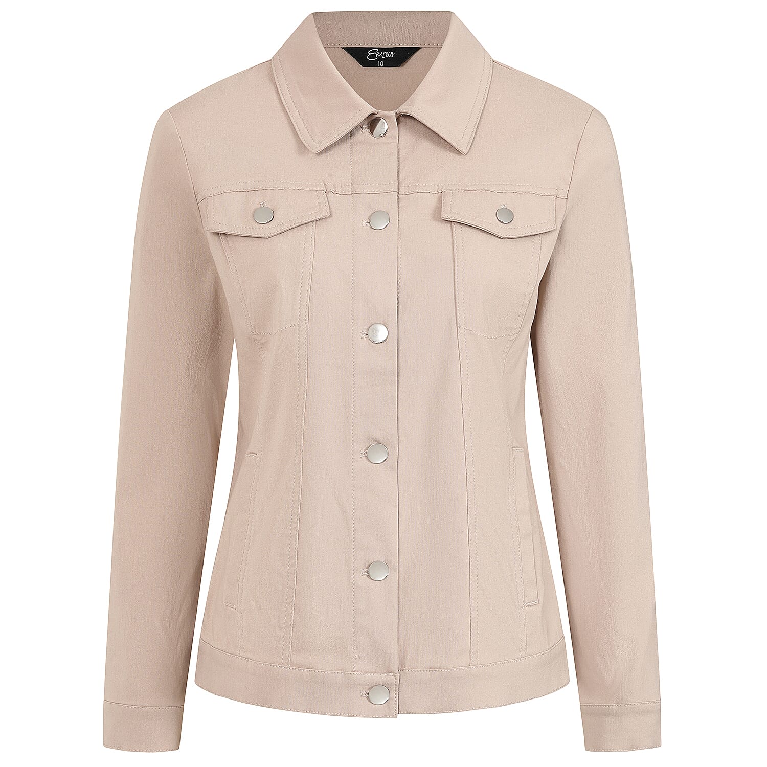 Classic BENGALINE Woven Jacket - Soft Almond