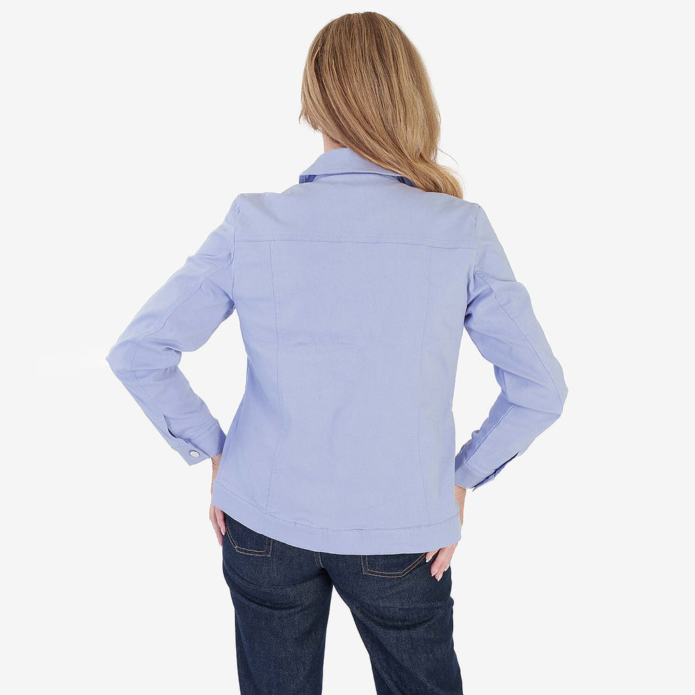 Classics Bengaline Style Stretch Jacket (Size 18) - Spring Lilac