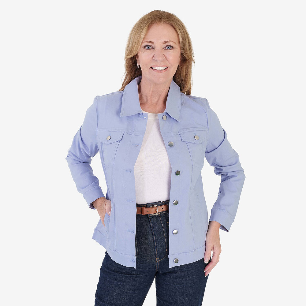 Classics Bengaline Style Stretch Jacket (Size 20) - Spring Lilac