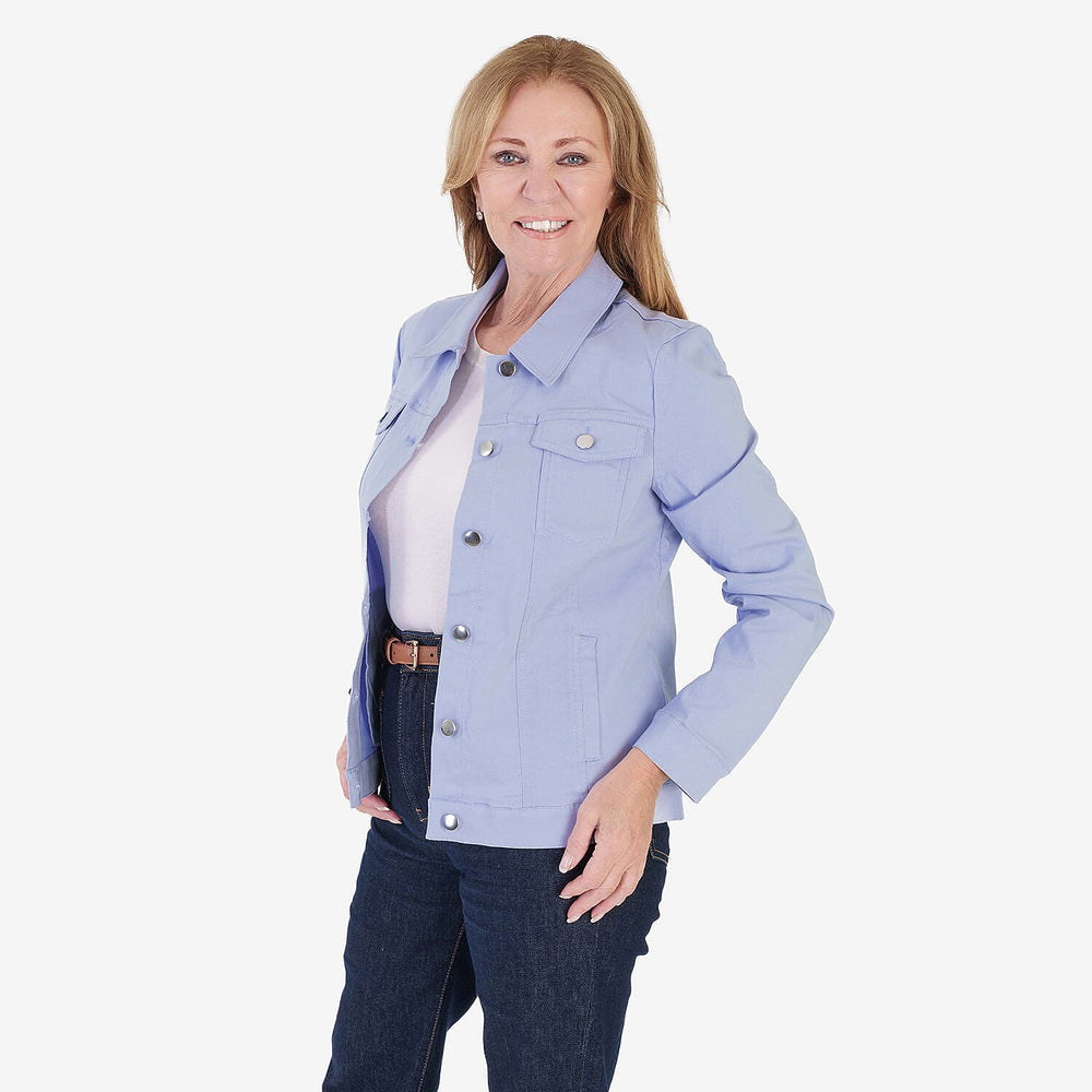 Classics Bengaline Style Stretch Jacket (Size 20) - Spring Lilac