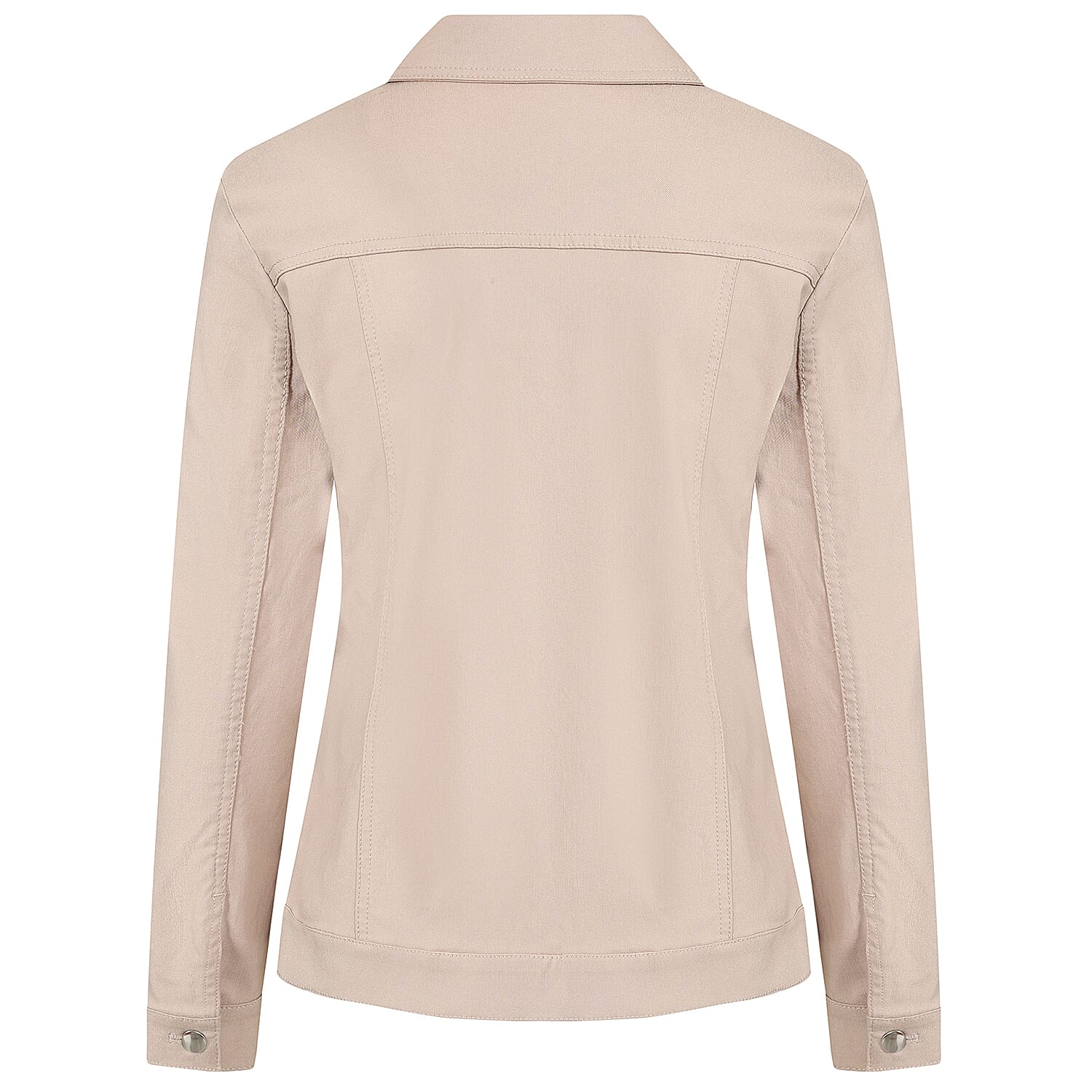 Classic BENGALINE Woven Jacket - Soft Almond
