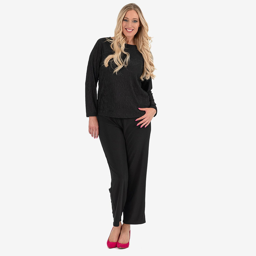 IW Knitted Jean and Pant-Trouser (Size - L-XL) - Black