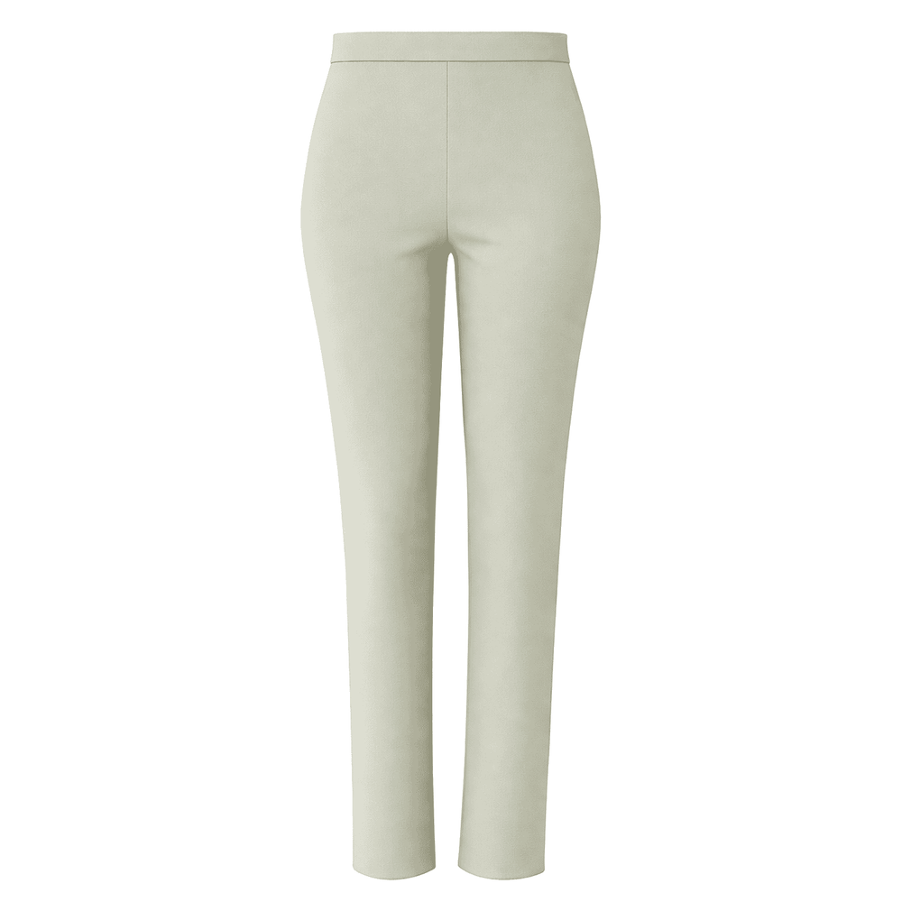 Classic Jean Style Stretch Trousers With 27 Inch Leg (Size 12) - Ligh Khaki