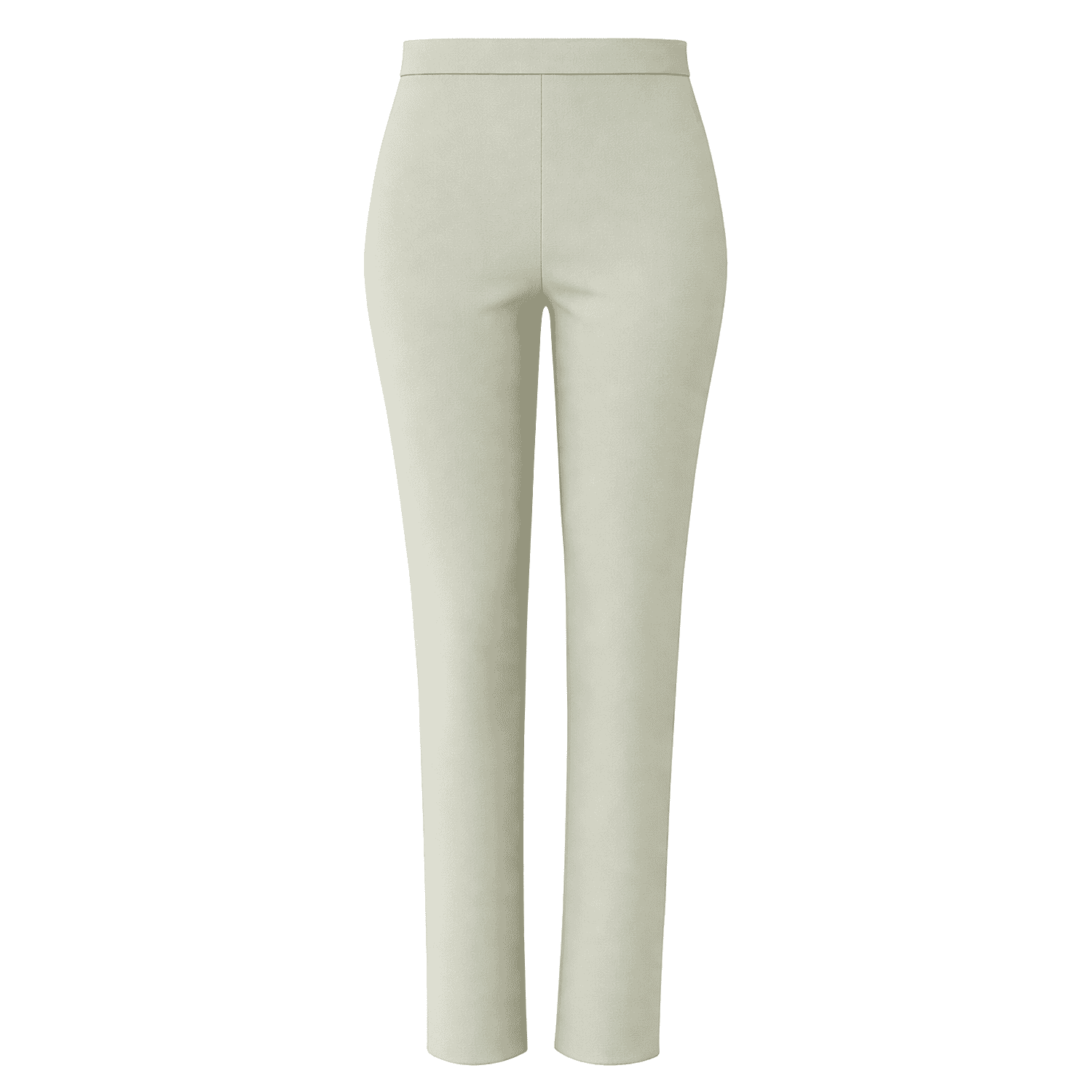 Classic Jean Style Stretch Trousers With 27 Inch Leg (Size 12) - Ligh Khaki