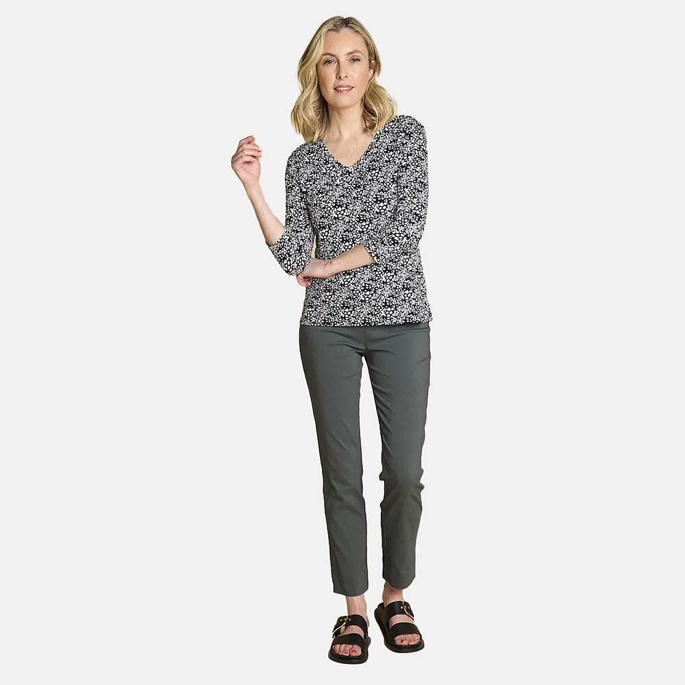 Classic High Waisted Stretch Jeans (Size 18) - Dark Khaki