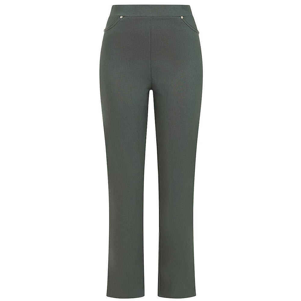 Classic High Waisted Stretch Jeans (Size 20) - Dark Khaki