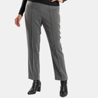 Classic Slim Leg Comfort Trouser (Size 12) - Grey