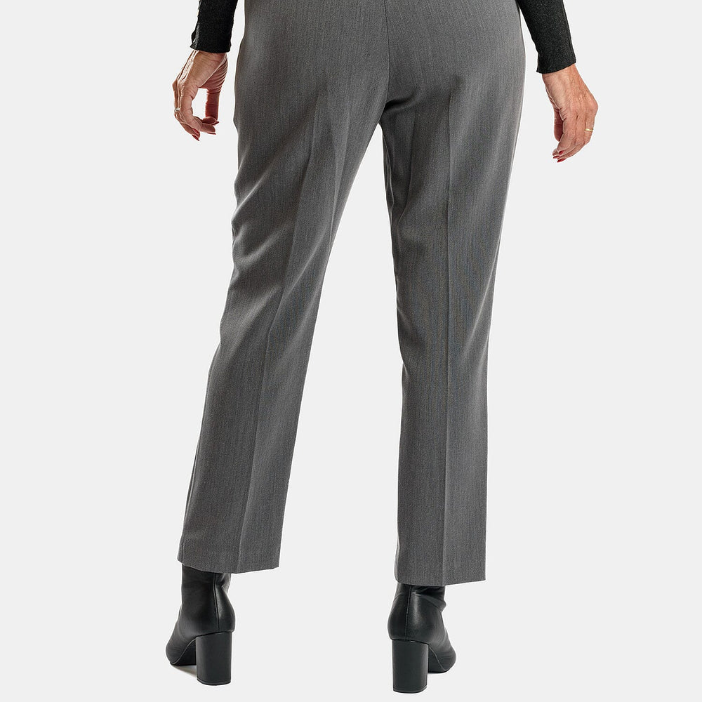 Classic Slim Leg Comfort Trouser (Size 12) - Grey