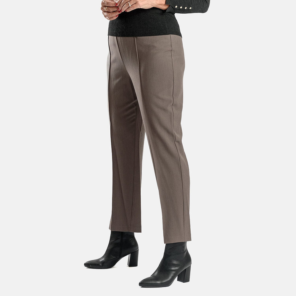 Classics Slim Leg Comfort Trouser (Size 12) - Mink