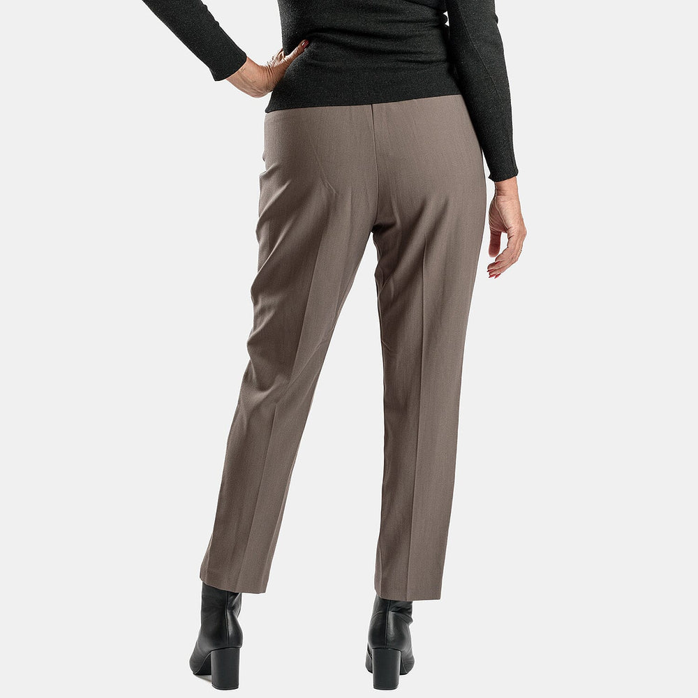 Classics Slim Leg Comfort Trouser (Size 12) - Mink