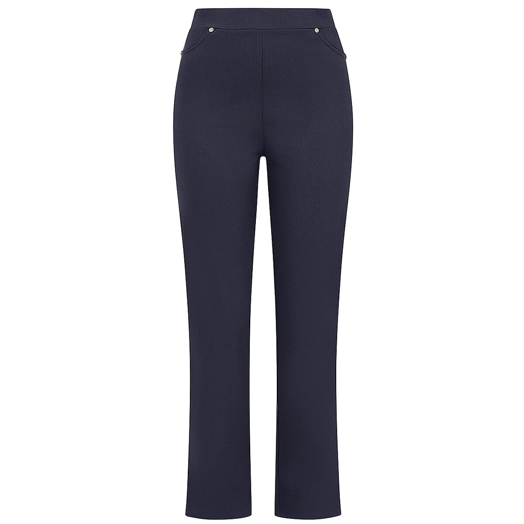 Classic High Waisted Stretch Jeans (Size 16) - Navy