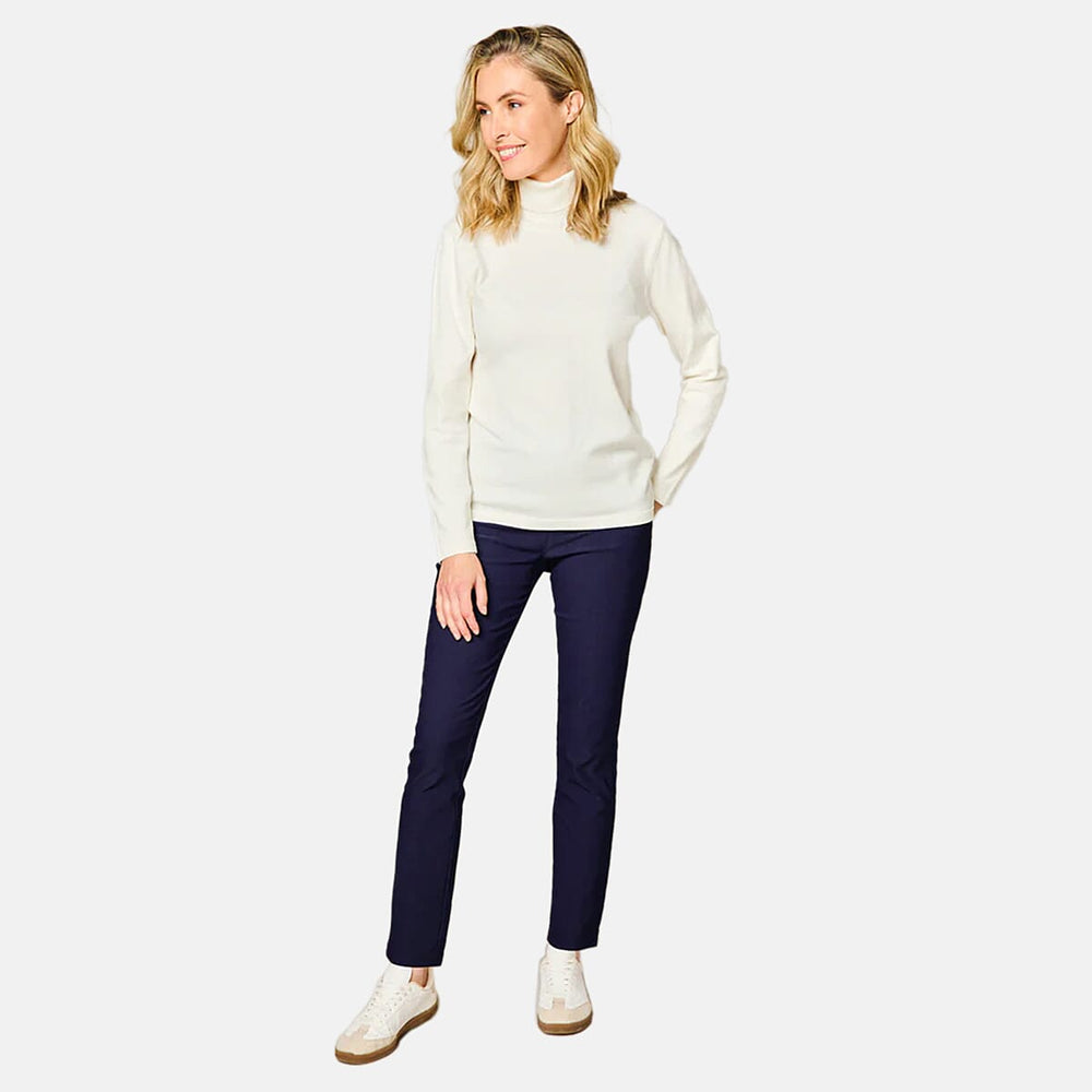 Classic High Waisted Stretch Jeans (Size 20) - Navy