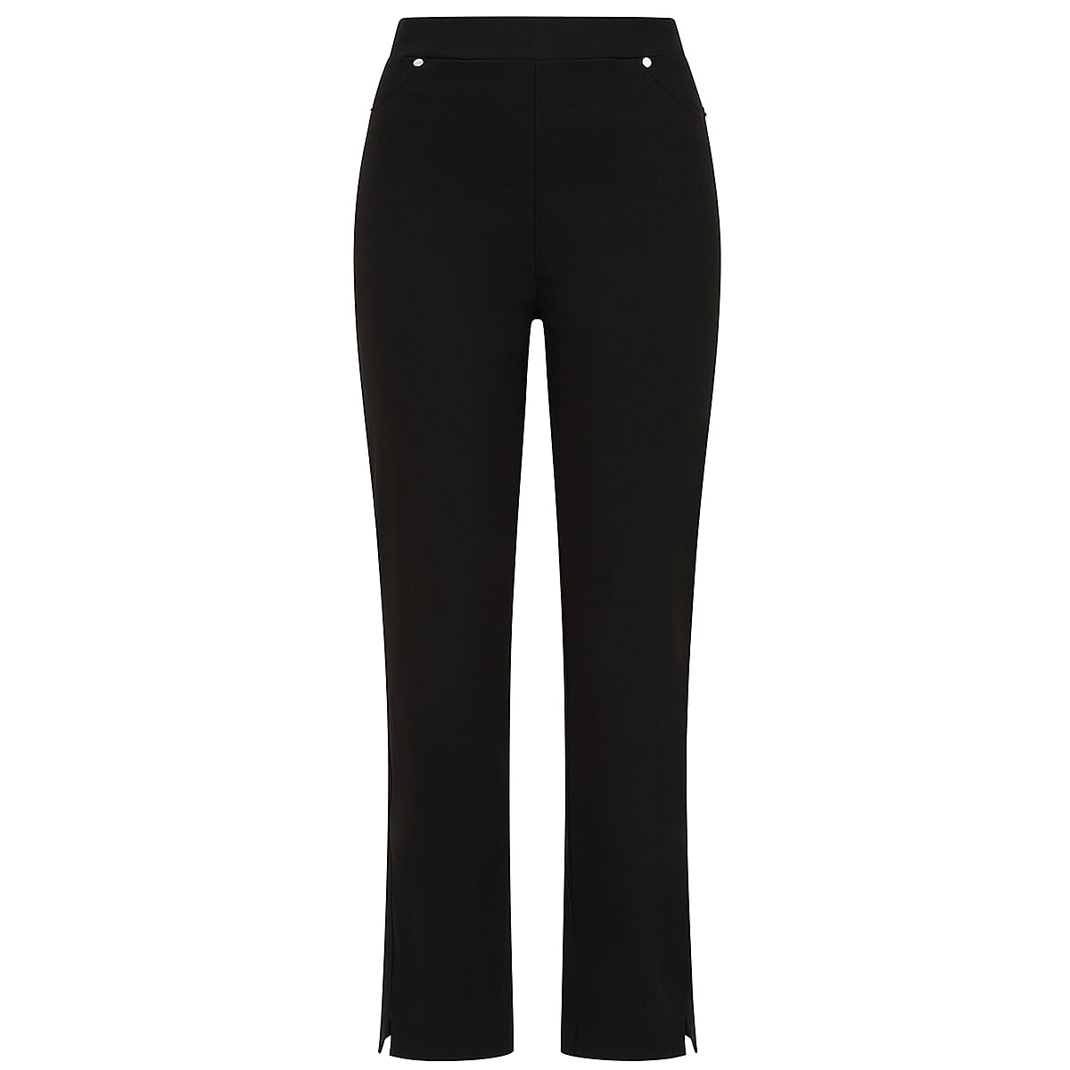 Classic High Waisted Stretch Jeans  (Size 16) - Black
