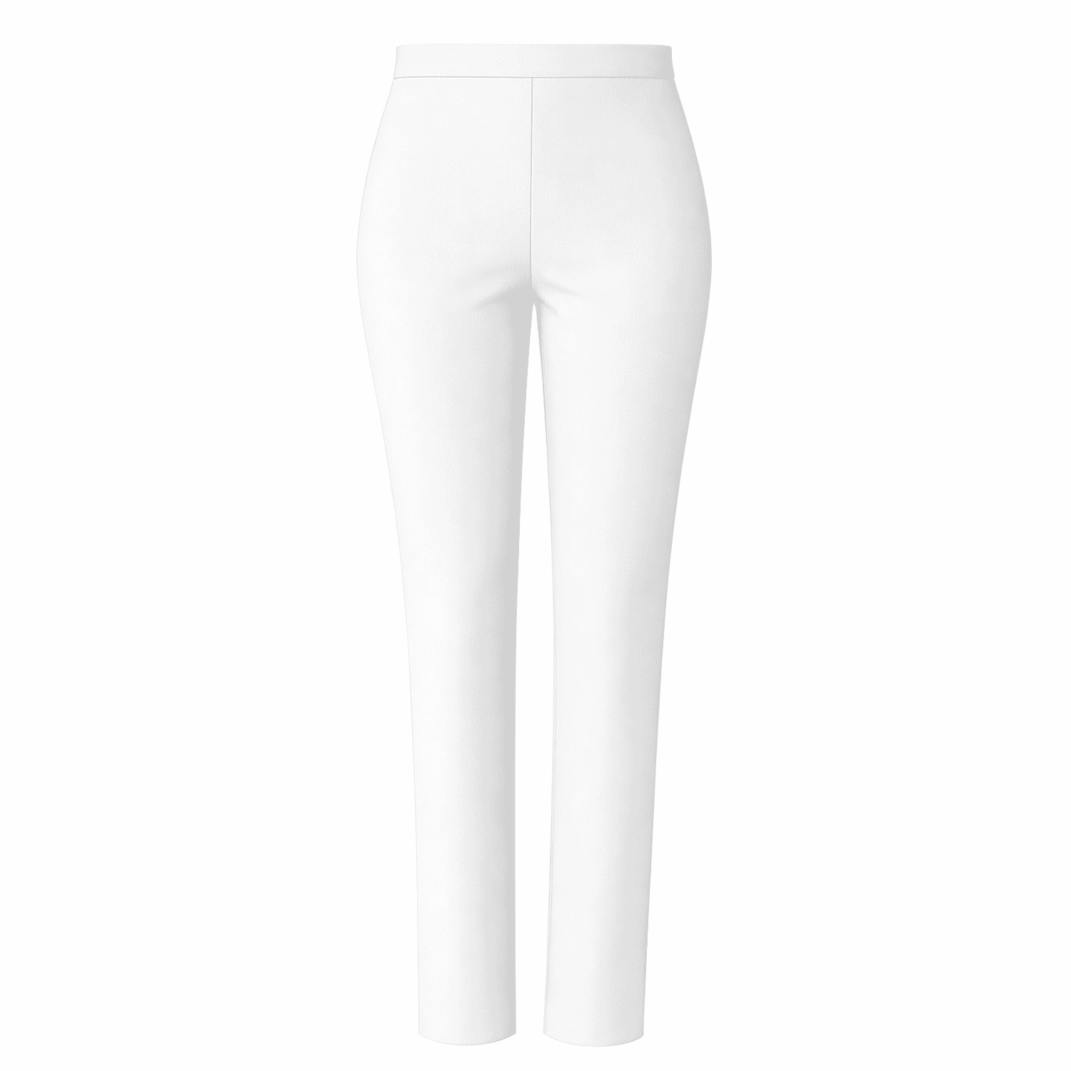 Classic Jean Style Stretch Trousers With 27 Inch Leg (Size 22) - White