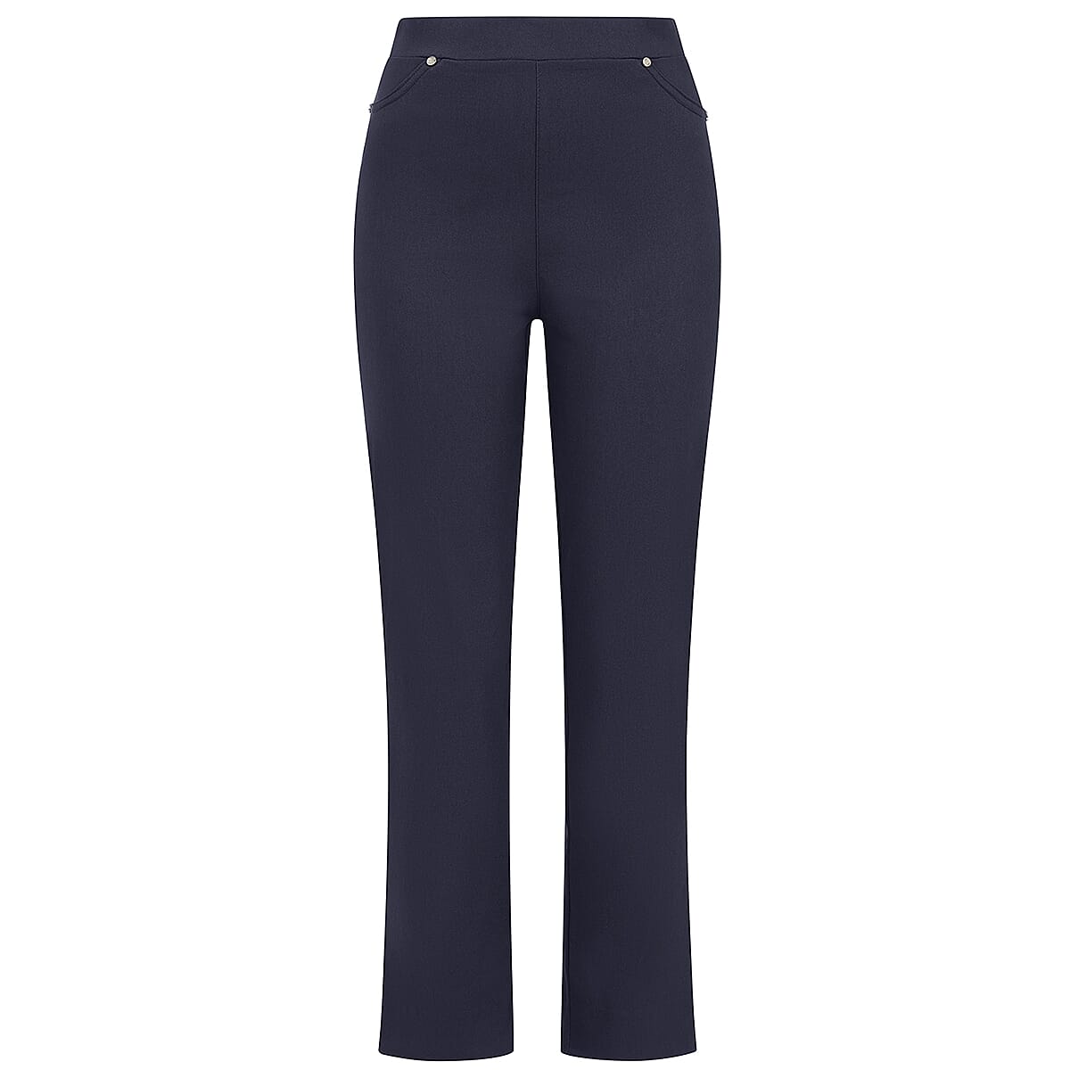 Classic Knitted Jean and Pant-Trouser (Size - 12) - Navy
