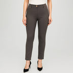 Classic Jean-Style Viscose Stretch Trousers (Size 20) - Deep Stone